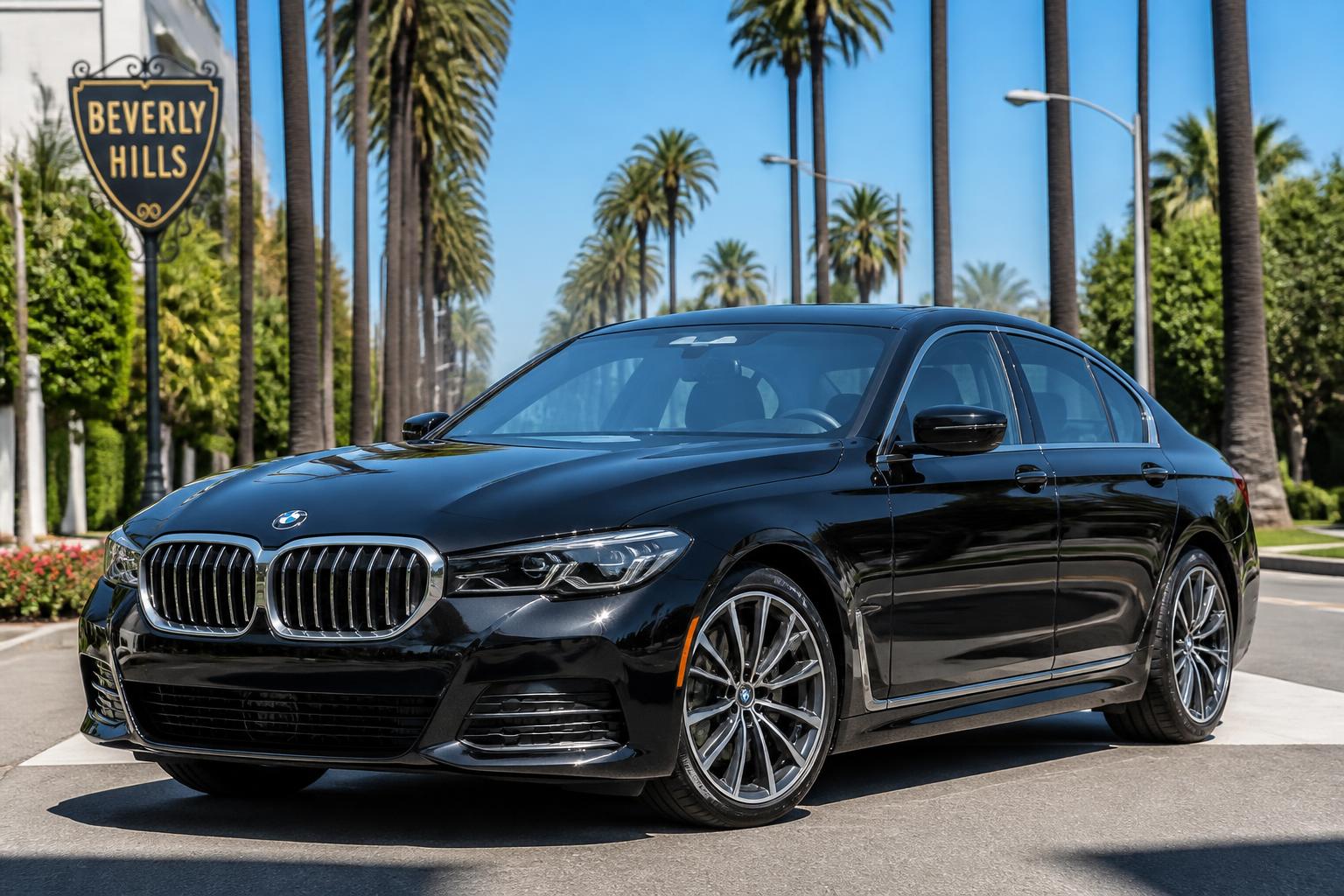 Luxury Sedan for hire in Los Angeles